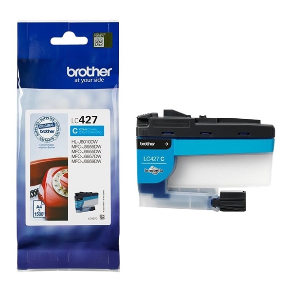 Brother LC427C Cyan Blækpatron (1.500s)