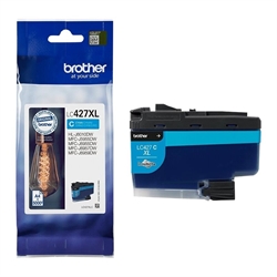 Brother LC427XLC Cyan Blækpatron (5.000s)