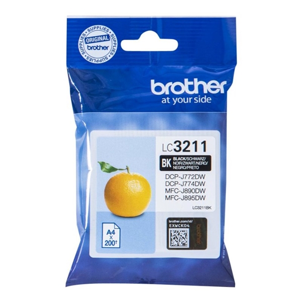Brother LC-3211BK Ink sort (200s)