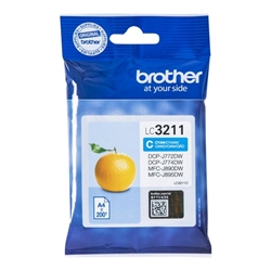 Brother LC-3211C Ink sort (200s)