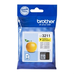 Brother LC-3211Y Ink sort (200s)