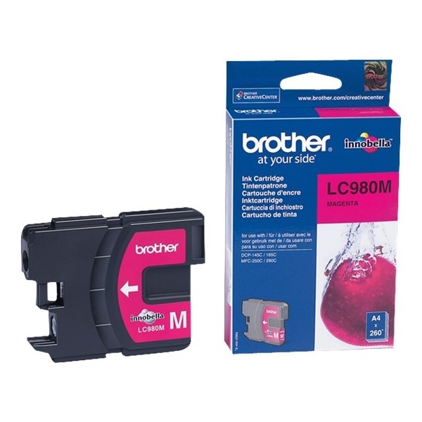 Brother LC980M magenta blækpatron