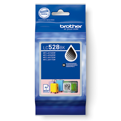 Brother LC528BK Sort Blækpatron (6.000s)