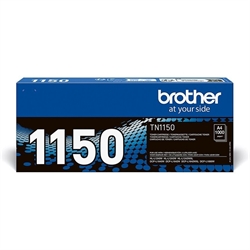 Brother TN1150 Sort Tonerpatron (1.200s)