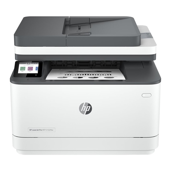 HP LaserJet Pro 3102fdw Sort/hvid printer MFP