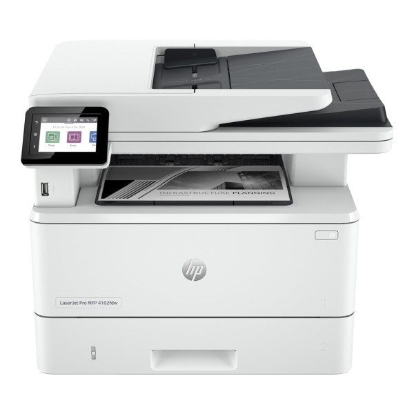 HP LaserJet Pro 4102fdw Sort/hvid Multifunktionsprinter