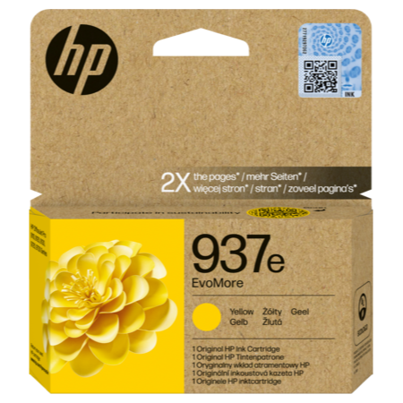 HP 937e Yellow blækpatron - (1.650s)