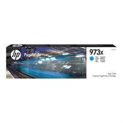 HP 973X PageWide Cyan Ink - F6T81AE blæk - 7.000 sider