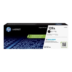 HP Toner W1390A / HP 139A Sort Tonerpatron (1.500s)