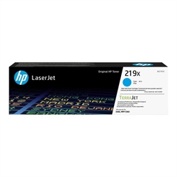 HP Toner W2191X / HP 219X Cyan Tonerpatron (2.500s)