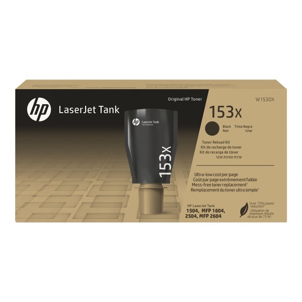 HP Toner W1530X / HP 153X Sort Tonerpatron (5.000s)