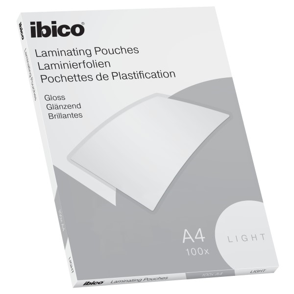 ibico A4 (80my) lamineringslommer 100 stk.