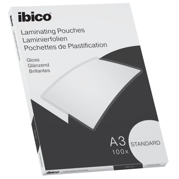 ibico A3 (125my) lamineringslommer 100 stk