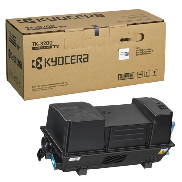 Kyocera TK-3200BK Sort Toner (40.000s)