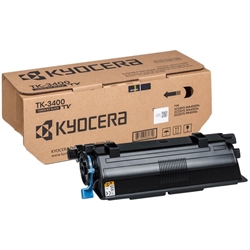 Kyocera TK-3400BK Sort Toner (12.500s)