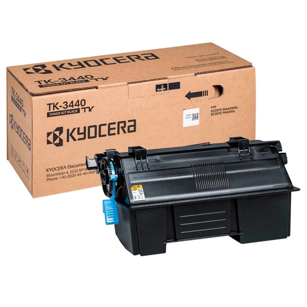 Kyocera TK-3440BK Sort Toner (40.000s)