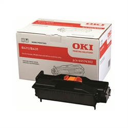 OKI 44574302 BK Drum - OKI B411/B431/B432/B512 (25.000s)