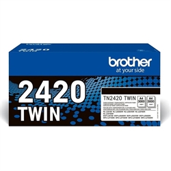 Brother TN2420 Twin-pack Tonerpatron (2x3.000s)