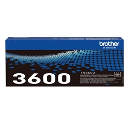 Brother TN3600 Sort Tonerpatron (3.000s)