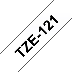 BROTHER TZe 121 Kompatibel tape 9mm, Sort tekst på Klart  8M
