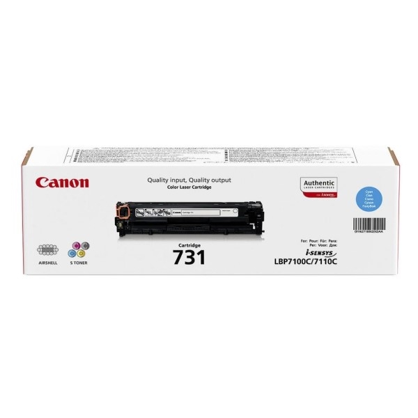 Canon 731 BK Sort tonerpatron (1.400s)