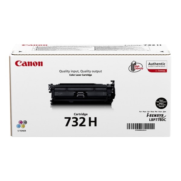 Canon 732H BK Sort Tonerpatron (12.000s)