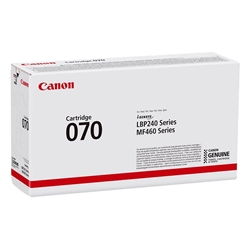 Canon 070 BK Sort Tonerpatron (3.000s)
