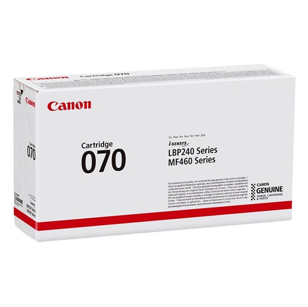 Canon 070 BK Sort Tonerpatron (3.000s)