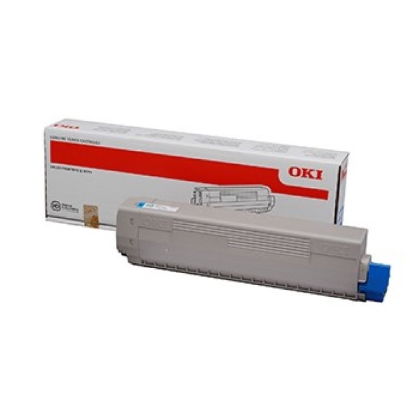 OKI 44844615 Cyan Toner - OKI C822 (7.300s)