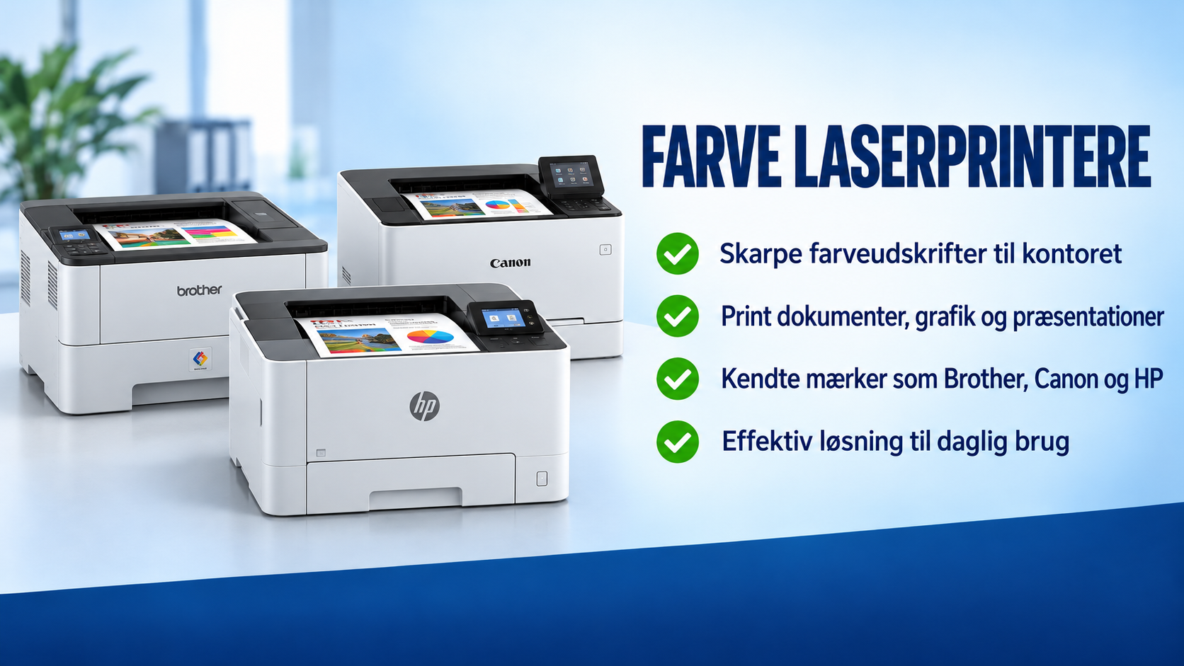 Farve Laserprintere hos OfficeWorld