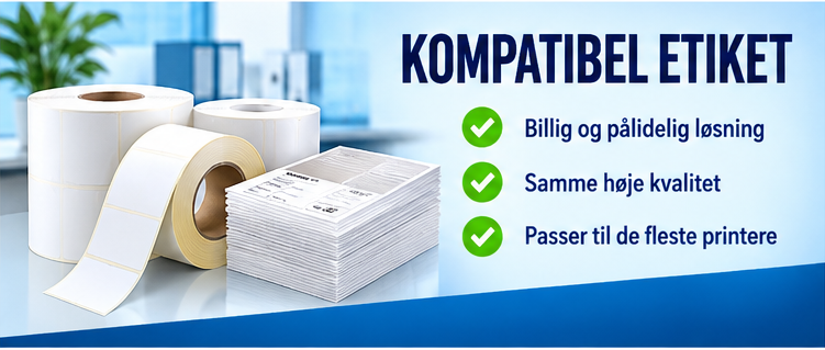 Kompatible etiketter til mærkning