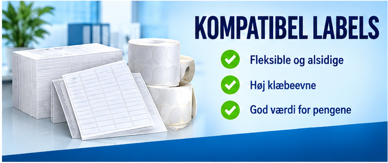 Kompatible labels til printere