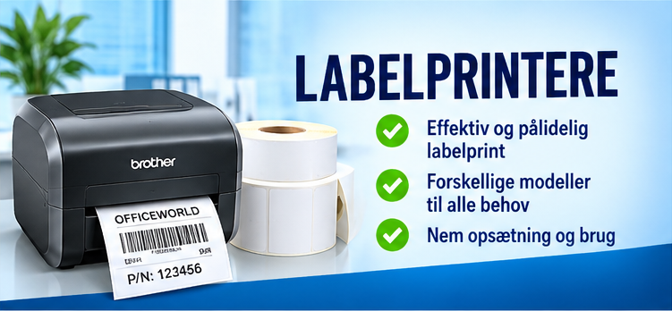 Labelprintere og labeludskrivning