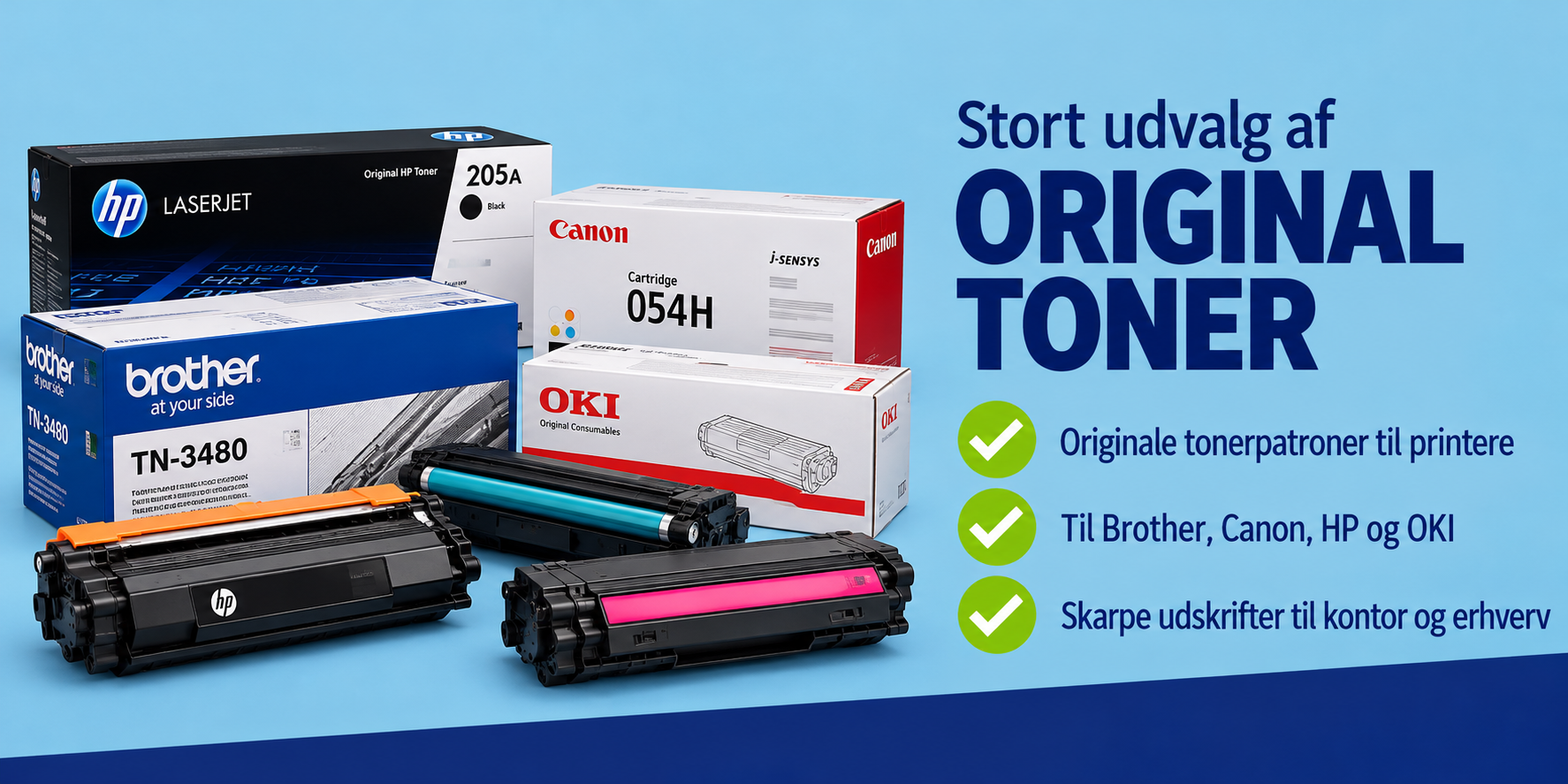 Originale tonerpatroner til printere