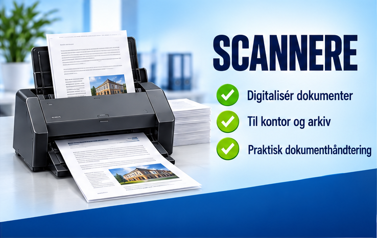Scannere til kontor og arbejdsplads